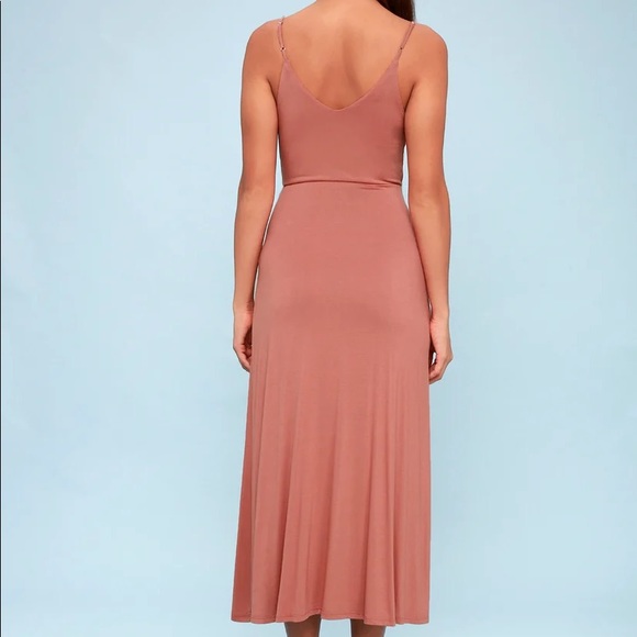 Lulu’s NWT Time to Tango Pink Midi Dress 💕 - Picture 2 of 7